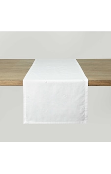 Linens Begonia 45x170 Cm Runner Optik Beyaz Beyaz Linens Begonia 45x170 Cm Runner Optik Beyaz Beyaz