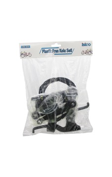 İbico İ18-011 Plastik Bisiklet Fren Takımı Seti - 2 Fren Kolu, Tel, 4 Fren Mekanizması Ve Pabuç