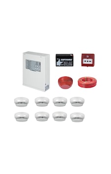 Teknim Yangın Alarm Sistemi Seti 8 Li Kablo Dahil