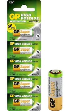 Alarm Pili 23Ae 12V Kalın Gp 5'Li Paket Alarm Pili 23Ae 12V Kalın Gp 5'Li Paket