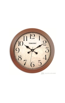 Time Gold Ahşap Salon Ofis Duvar Saati 46 Cm Ahşap