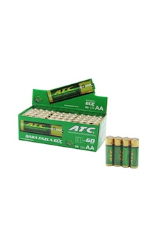 Atc R06 Kalem Pil 1.5v 60 Adet Aa Atc R06 Kalem Pil 1.5v 60 Adet Aa