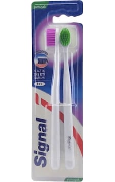 Signal Nazik Diş Eti Bakımı 1+1 Diş Fırçası Soft Signal Nazik Diş Eti Bakımı 1+1 Diş Fırçası Soft