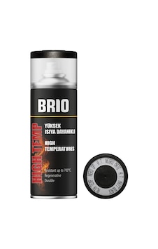 Brio Sprey Boya Siyah Yüksek Isıya Dayanıklı Bh9005m 400 ML Brio Sprey Boya Siyah Yüksek Isıya Dayanıklı Bh9005m 400 ML