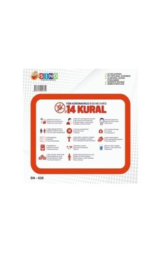 Koranavirüs 14 Kural Sn-028 25 Cm Diğer Koranavirüs 14 Kural Sn-028 25 Cm Diğer