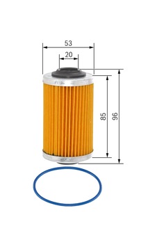 Yağ Filtresi - Alfa Romeo Spider, 159, Brera - Bosch-f026407109 87226621 Yağ Filtresi - Alfa Romeo Spider, 159, Brera - Bosch-f026407109 87226621