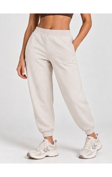 Hummel Dellax Pants 932524-9719 Krem Kadın Eşofman Altı