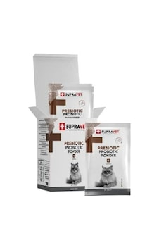 Supravet Kediler İçin Toz Probiyotik ve Prebiyotik Takviyesi 30 x 10 G