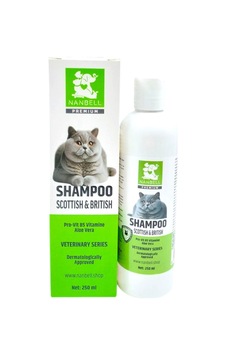 Nanbell Shampoo Scottish ve British Kediler İçin Şampuan 250 ML Nanbell Shampoo Scottish ve British Kediler İçin Şampuan 250 ML