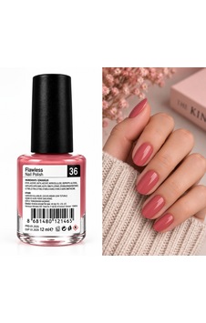 Roseva Flawless Nail Polish 36 Pembe Oje 12 Ml