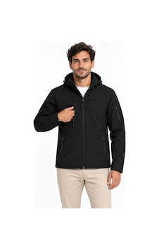 Barlashive Erkek Su Geçirmez Softshell İçi Polar Astarlı Çıkarılabilir Kapüşonlu 4 Cepli Mont Ceket - Siyah Çok Renkli Barlashive Erkek Su Geçirmez Softshell İçi Polar Astarlı Çıkarılabilir Kapüşonlu 4 Cepli Mont Ceket - Siyah Çok Renkli