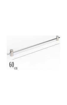 60 Cm Metalik Gri Rustik 1 Adet Briz Çubuk 2 Adet Başlık 60 Cm Metalik Gri Rustik 1 Adet Briz Çubuk 2 Adet Başlık