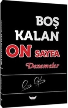 Boş Kalan On Sayfa Denemeler - Erez Eğilmez - Minel Yayınları Boş Kalan On Sayfa Denemeler - Erez Eğilmez - Minel Yayınları