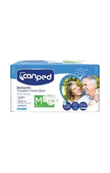 Canped Belbantlı Yetişkin Hasta Bezi M 2 x 30'lu Canped Belbantlı Yetişkin Hasta Bezi M 2 x 30'lu