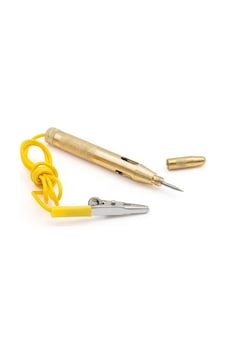 Powermaster Pm-38818 Spiral Kablolu Kalem Tip Metal Voltaj Test Cihazı Powermaster Pm-38818 Spiral Kablolu Kalem Tip Metal Voltaj Test Cihazı