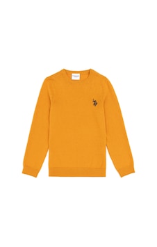 U.s. Polo Assn. Erkek Çocuk Hardal Kazak /triko 50294188-vr072 U.s. Polo Assn. Erkek Çocuk Hardal Kazak /triko 50294188-vr072