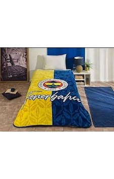 Taç Lisanlı Fenerbahçe Klasik Tek Kişilik Battaniye Taç Lisanlı Fenerbahçe Klasik Tek Kişilik Battaniye