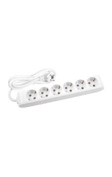 Viko Multi-Let 6'lı Kablolu Priz 2 MT Beyaz Viko Multi-Let 6'lı Kablolu Priz 2 MT Beyaz