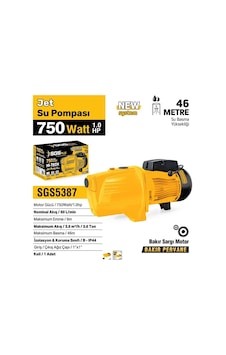Sgs Jet Su Pompası 750 Watt 1.0 Hp Sgs5387 Sgs Jet Su Pompası 750 Watt 1.0 Hp Sgs5387