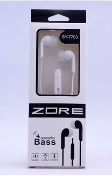 Zore SY-7703 MP3 Stereo Kulak İçi Kulaklık Zore SY-7703 MP3 Stereo Kulak İçi Kulaklık