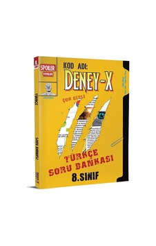Spoiler Yayınları 8.sınıf Deney X Turkce Soru Bankası Spoiler Yayınları 8.sınıf Deney X Turkce Soru Bankası