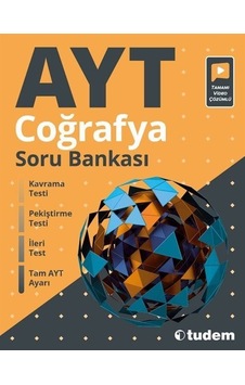 AYT Coğrafya Soru Bankası - Tudem Yayınları AYT Coğrafya Soru Bankası - Tudem Yayınları