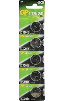 Gp Cr2016 Lityum Pil 5 Li Paket Evimdeyokyok Gp Cr2016 Lityum Pil 5 Li Paket Evimdeyokyok
