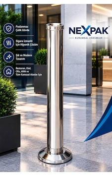 Paslanmaz Çelik Dış Mekan Küllük Inox - 939615560 Paslanmaz Çelik Dış Mekan Küllük Inox - 939615560