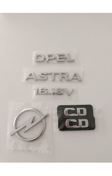 Opel Astra 1.616v Bagaj Yazısı Cd Kapı Yazısı Astra G Bagaj Arması 5li Set Opel Astra 1.6 16v Yazı Opel Astra 1.616v Bagaj Yazısı Cd Kapı Yazısı Astra G Bagaj Arması 5li Set Opel Astra 1.6 16v Yazı
