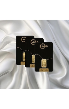 3 Adet 5 Gr 24 Ayar Ard Gram Altın 3 Adet 5 Gr 24 Ayar Ard Gram Altın