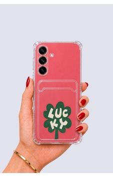 Hepsi Samsung Galaxy Uyumlu S25 Kartlıklı Lucky Yonca Desenli Kılıf Najmaddin Çok Renkli Hepsi Samsung Galaxy Uyumlu S25 Kartlıklı Lucky Yonca Desenli Kılıf Najmaddin Çok Renkli