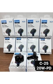 Bluetooth Mp3 Hızlı Şarj Aleti Fm Transmitter Çakmaklık Pd 20w