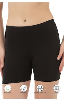 Özkan Underwear Özkan 26591 Kadın Pamuklu Likralı Süprem Esnek Rahat Ara Boy Diz Üstü Kısa Tayt Şort Boxer Siyah Özkan Underwear Özkan 26591 Kadın Pamuklu Likralı Süprem Esnek Rahat Ara Boy Diz Üstü Kısa Tayt Şort Boxer Siyah