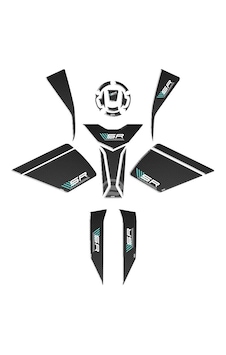 Cf Moto 450 Sr 2023-2024 Uyumlu Full Tank Pad Seti 12 Parça