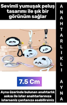 Ayna Dekoratif Hediyelik Günlük Makyaj Bakım Düzenleme Kontrol Mini Çantaya Takılabilir Cep Boy Yum 96698687 Ayna Dekoratif Hediyelik Günlük Makyaj Bakım Düzenleme Kontrol Mini Çantaya Takılabilir Cep Boy Yum 96698687