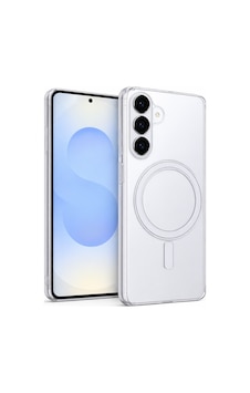 Samsung Galaxy S26 Plus Uyumlu Kamera Korumalı Magsafe Wireless Şarj Özellikli Lüks Şeffaf Silikon Telefon Kılıfı Samsung Galaxy S26 Plus Uyumlu Kamera Korumalı Magsafe Wireless Şarj Özellikli Lüks Şeffaf Silikon Telefon Kılıfı
