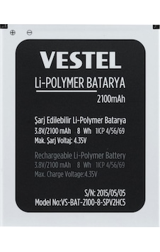 Vestel Uyumlu Venüs V3 5040 Batarya Pil 2100Mah Vestel Uyumlu Venüs V3 5040 Batarya Pil 2100Mah