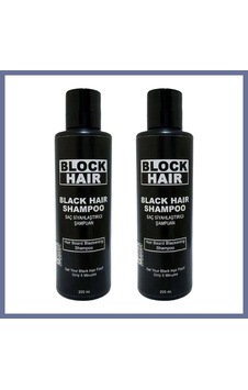 Bezos Saçları Siyahlaştıran Block Hair Şampuan 200ml X 2 Adet Dlra Bezos Saçları Siyahlaştıran Block Hair Şampuan 200ml X 2 Adet Dlra