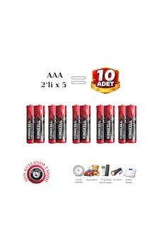 Kingcell Aaa İnce Kalem Pil 1.5v Çinko Karbon 10 Lu Paket 2 Li X 5