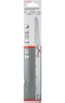 Bosch S 1531 L Top For Wood 5'li Tilki Kuyruğu Bıçağı - 2608650676 Bosch S 1531 L Top For Wood 5'li Tilki Kuyruğu Bıçağı - 2608650676