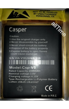 Casper Via V5 Batarya Pil Casper Via V5 Batarya Pil