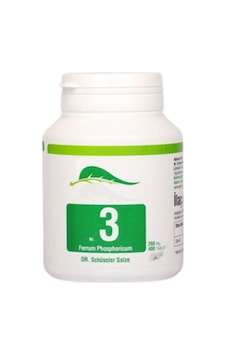Schüssler Tuzları Nr.3 Ferrumphosphoricum 400 Tablet Schüssler Tuzları Nr.3 Ferrumphosphoricum 400 Tablet