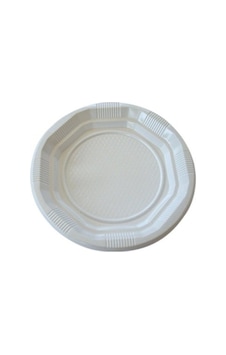 Kullan At Plastik Tabak 17 Cm X 100 Adet Platin