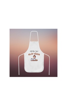 Minik Şef İsimli Kız Çocuk Mutfak Önlüğü İsme Özel Baskı, Beyaz Polyester Kumaş Beyaz Minik Şef İsimli Kız Çocuk Mutfak Önlüğü İsme Özel Baskı, Beyaz Polyester Kumaş Beyaz