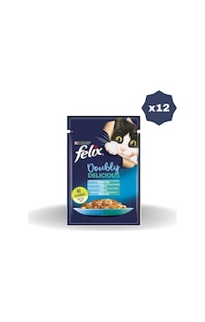 Felix Kedi Yaş Mama Çifte Lezzet Somon Alabalık 85 Gr - 12 Adet Felix Kedi Yaş Mama Çifte Lezzet Somon Alabalık 85 Gr - 12 Adet