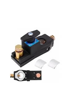 Muhafazalı Çevirmeli Akü Kutup Başı Şalteri Devre Kesici 12v - 24v 300a Otomobil, Karavan, İş Makineleri, Solar Sistemler, Tekne Ve Araçlar İçin Açık Kapama Anahtarı On/off 0000