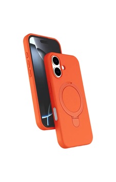 Sh Newface Apple Uyumlu iPhone 16 Plus Regal Magsafe Standlı Kapak - Turuncu Najmaddin Sh Newface Apple Uyumlu iPhone 16 Plus Regal Magsafe Standlı Kapak - Turuncu Najmaddin