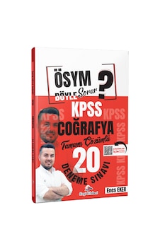 Dizgi Kitap Ösym Böyle Sorar 2026 Kpss Coğrafya Tamamı Pdf Çözümlü 20 Deneme Sınavı Enes Eker