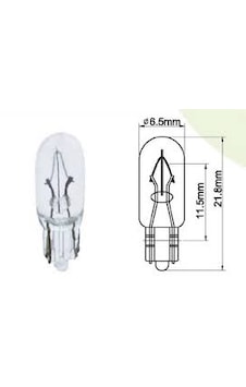 12v 1.7 W T6.5 Ford Transit Dipsiz Torpido Ampulü - 10 Adet