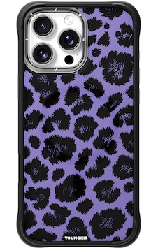 Apple Uyumlu iPhone 15 Pro Max Kılıf M safe Şarj Özellikli Youngkit Leopard Serisi Kapak Mor Apple Uyumlu iPhone 15 Pro Max Kılıf M safe Şarj Özellikli Youngkit Leopard Serisi Kapak Mor